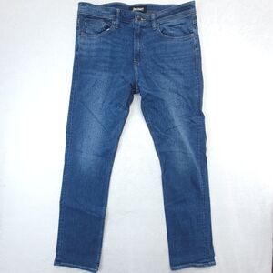 Revtown Jeans Mens 36x32 Sharp Medium Wash Blue Decade Denim Straight